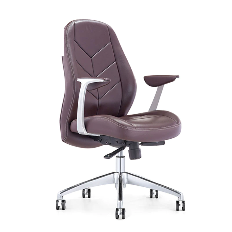 product-Furicco-F202 Comfortable Low Back Genuine Leather Secretary Office Chair-img