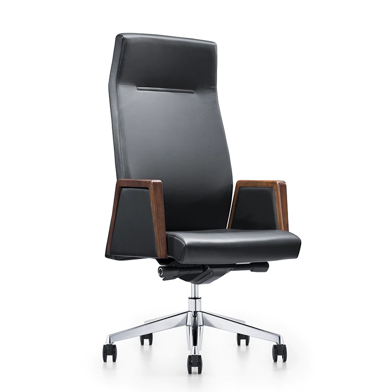 product-Furicco-Traditional Wooden Armrest Executive Chair A1616-img
