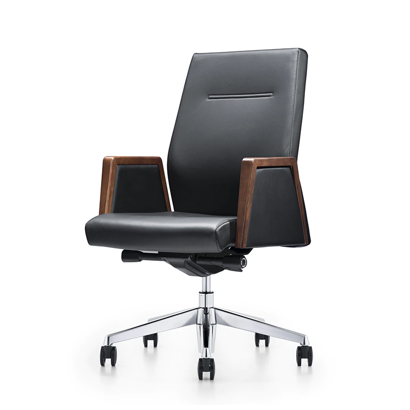 product-Traditional Wooden Armrest Executive Chair B1616-Furicco-img-1