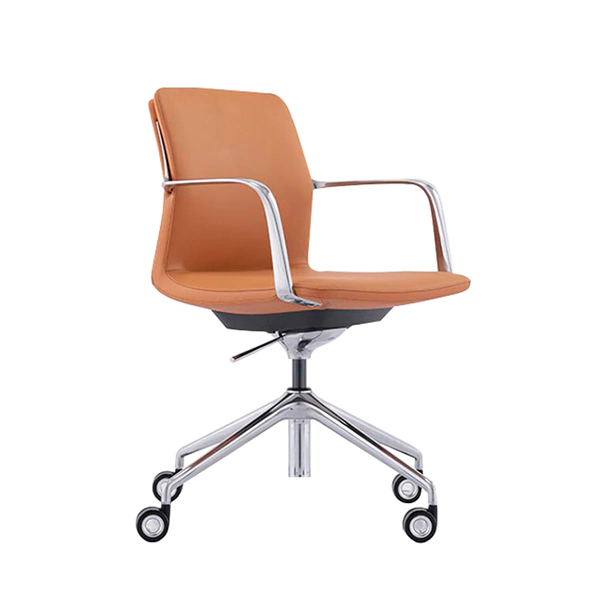 product-Furicco-New leisure and comfortable four-star foot armrest conference leather chair FK004-im