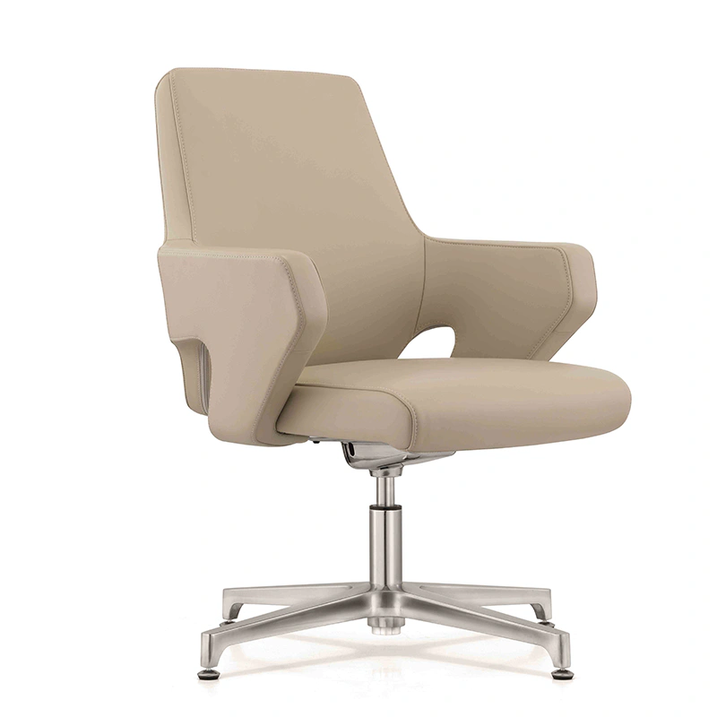 product-Furicco-FURICCO New Design Chair Bureau Middle Back Office Chair for Sale Thick Leather Swiv