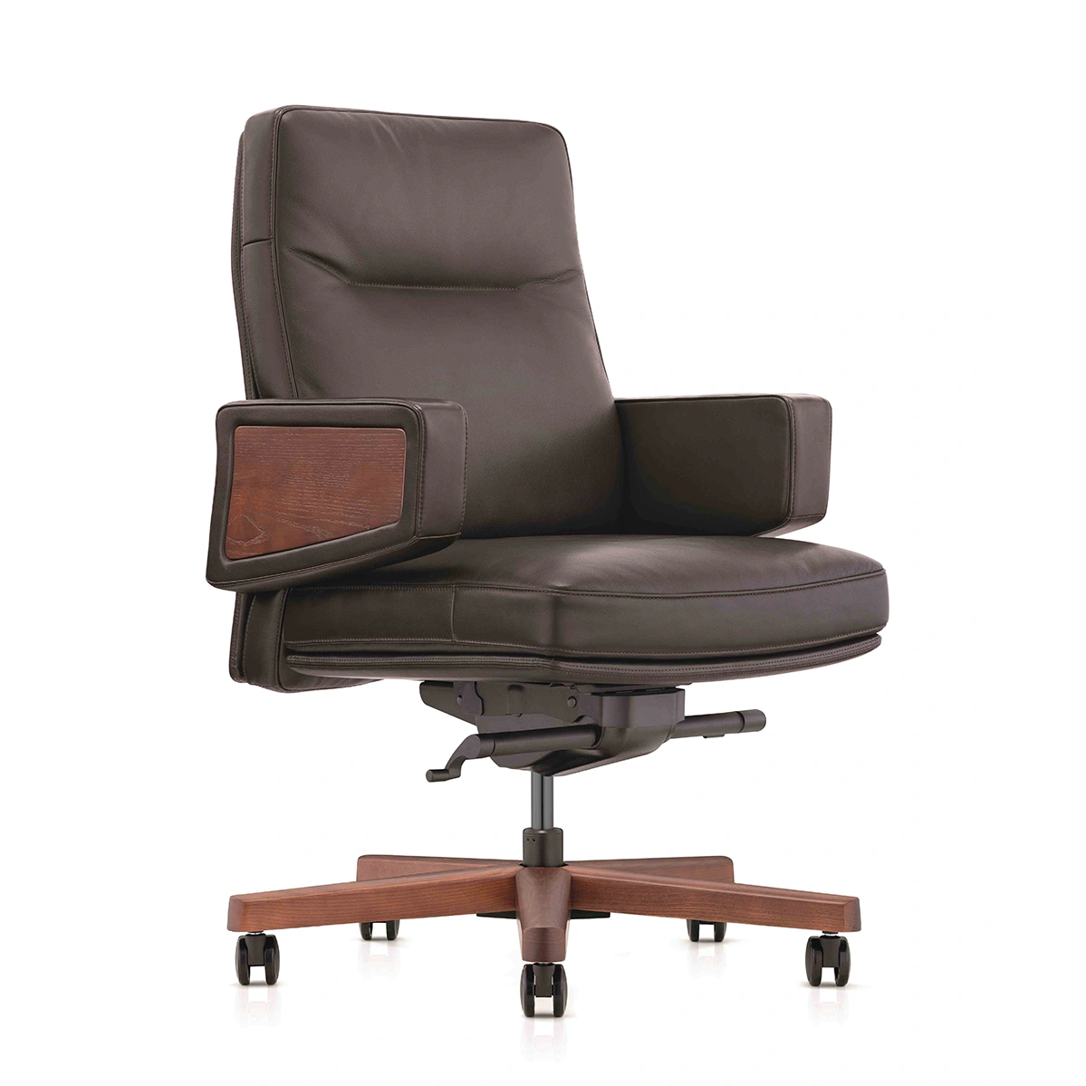 product-Furicco-FURICCOLuxuryBusinessFurnitureSwivelLeatherStaffChairVIPRoomVisitrorChair B2119-img