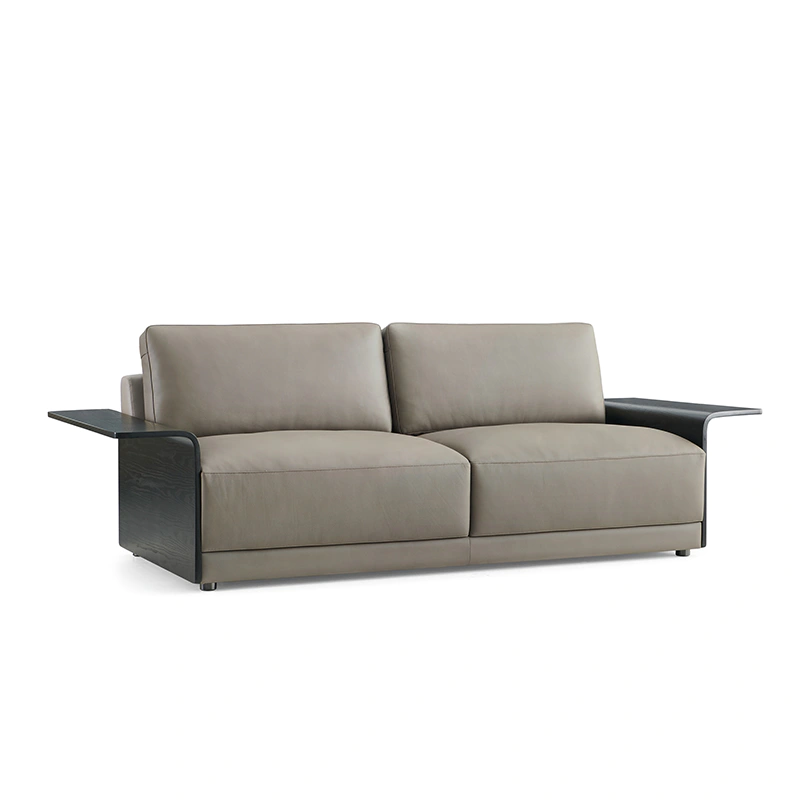 product-Modern Luxury Home Office Sofas Apartment Three Seat Leisure Genuine Leather Living Room Sof-1