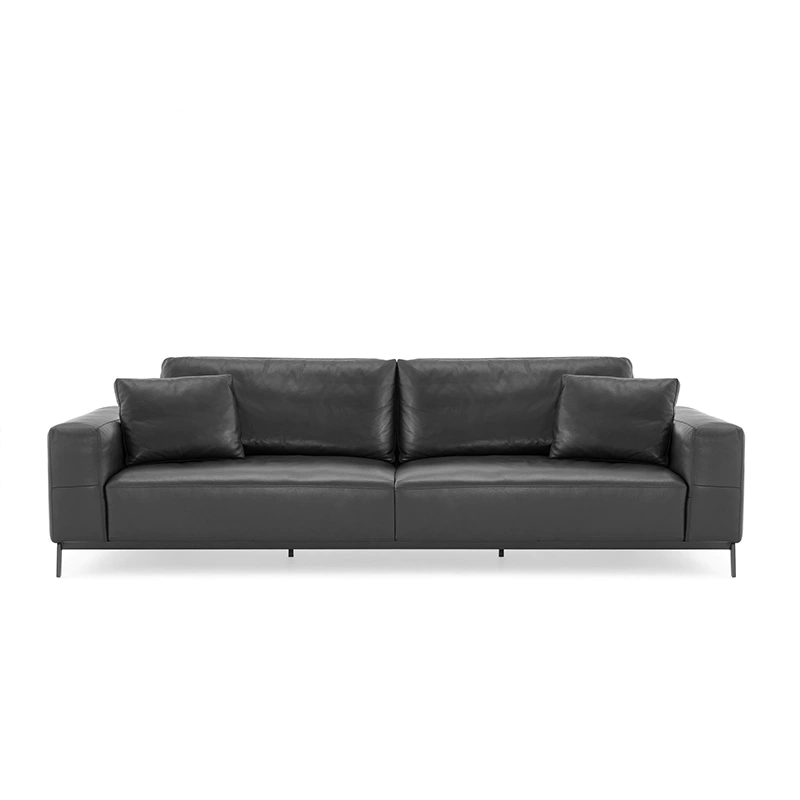 product-Wholesale Discount Furicco Best Product Modern Light Luxury Sectional Green Small Leather So-1