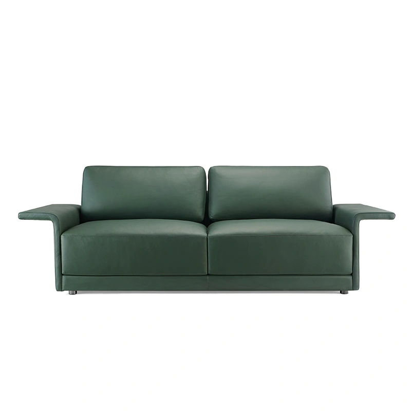 product-Hot products high quality fashion leather sofa set green office sofa design FU8030-Furicco-i-1