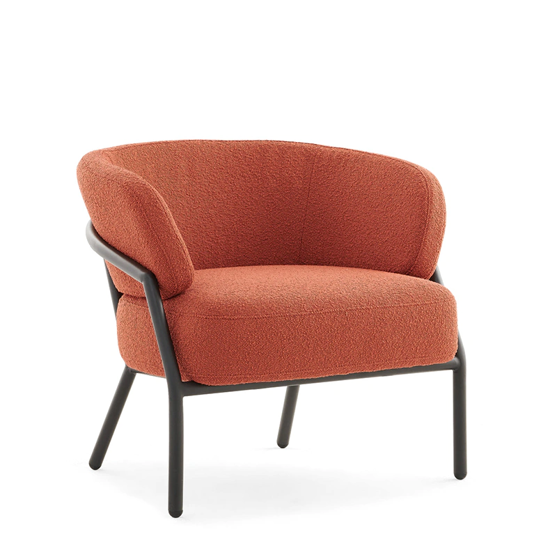product-Furicco-Nordic lounge Armchair Leather Art Discussion living room Fabric sofa chair Designer