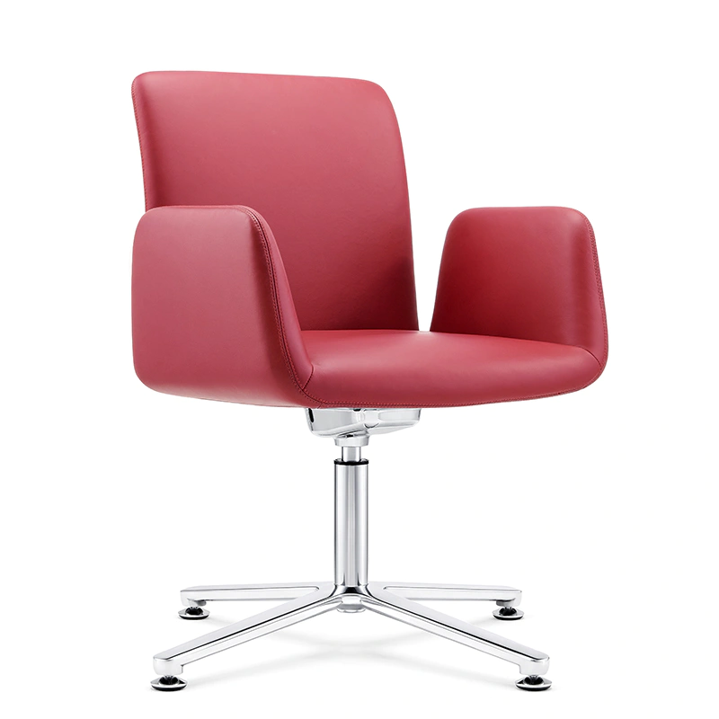 product-Furicco-Comfortable Upholstered Middle Back Leather Recliner Swivel Modern Executive Office 