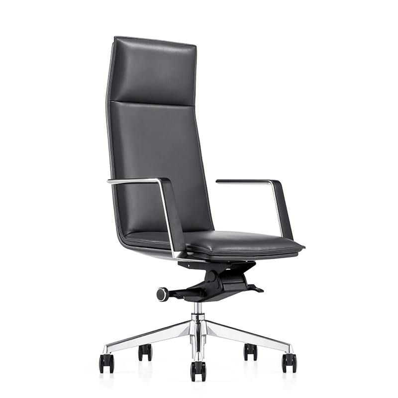 product-Furicco-FURICCO Leather High Density Foam Executive Genuine Leather Office Chair for Poject 