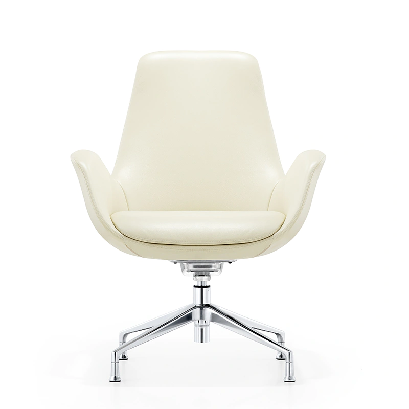 product-Furicco-Industrial Genuine leather conference seat Iron and Leather Office Chair with Arm Re