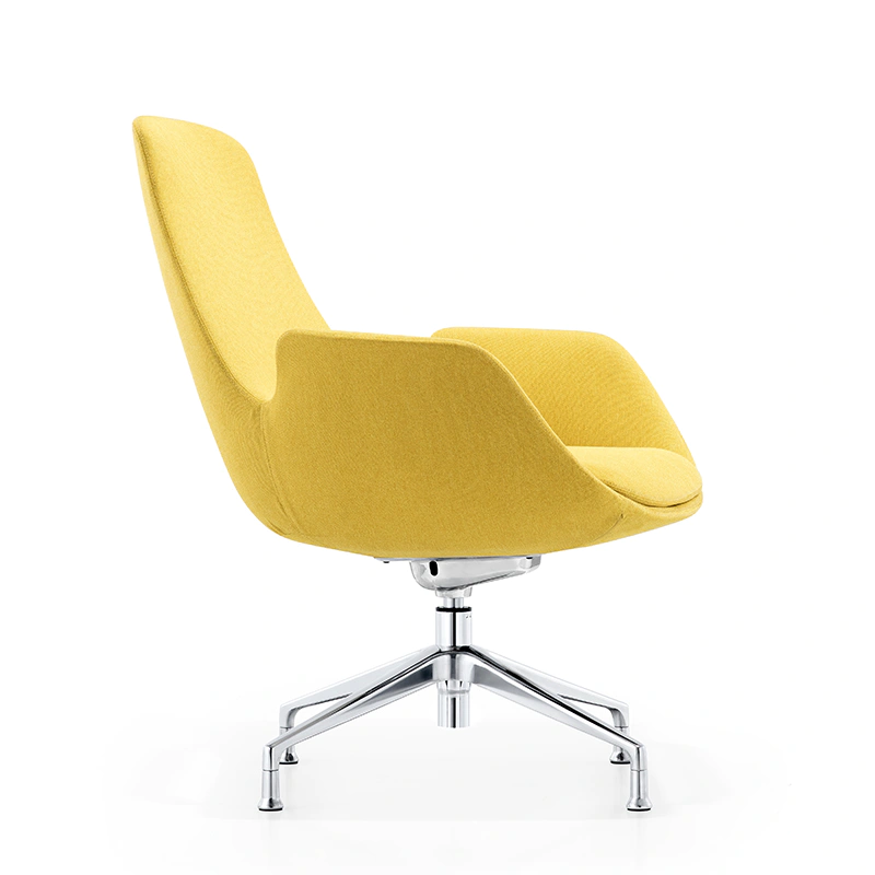 product-Industrial Genuine leather conference seat Iron and Leather Office Chair with Arm Rest C1703-1