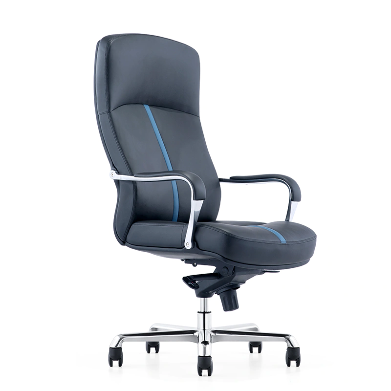 product-Furicco-Luxury Design Adjustable High Back Genuine Leather Executive Office Chair A1724-img