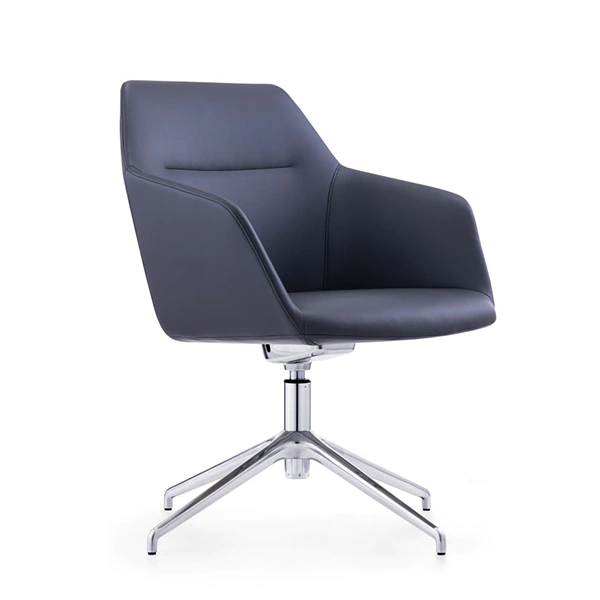 product-China Supplier Modern Four Leg Fixed Base Swivel Office Office Chairs No Wheels For Office M-1