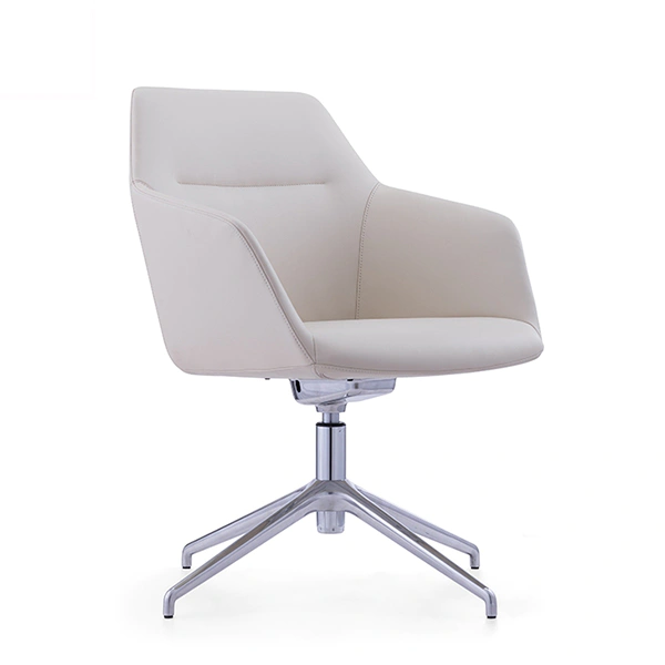 product-Furicco-China Supplier Modern Four Leg Fixed Base Swivel Office Office Chairs No Wheels For 