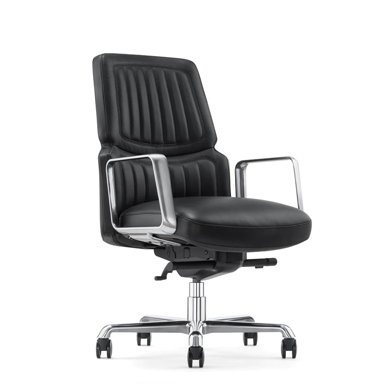 product-High Quality Women Office Beige Wide Seat Gas Lift Cylinder Leisure Office Chair For Office -1