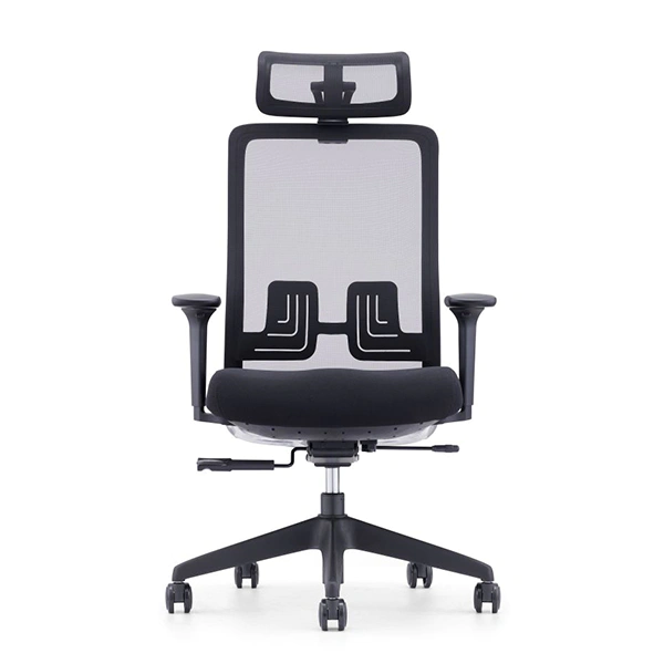 product-Best Selling and Cheap adjustable Lumbar Support Full Mesh Black Office Chair Z-2340AD-Furic-1