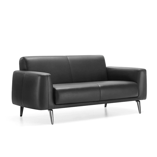 product-Foshan Factory Antique Style Relaxation Modular Meeting Visit Black Best Leather Sofa Chairs-1