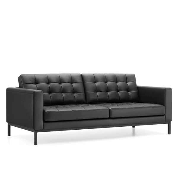 product-Furicco-Office Furniture Luxury White Cheap Chesterfield I Shaped Reception Sectional Reclin