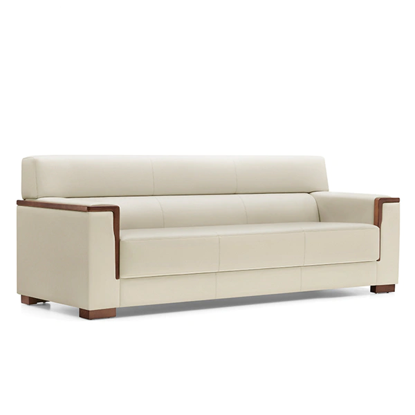 product-Furicco-Commercial Furniture Italy Genuine Leather Big 3 Seater Black I Shaped Best Office F