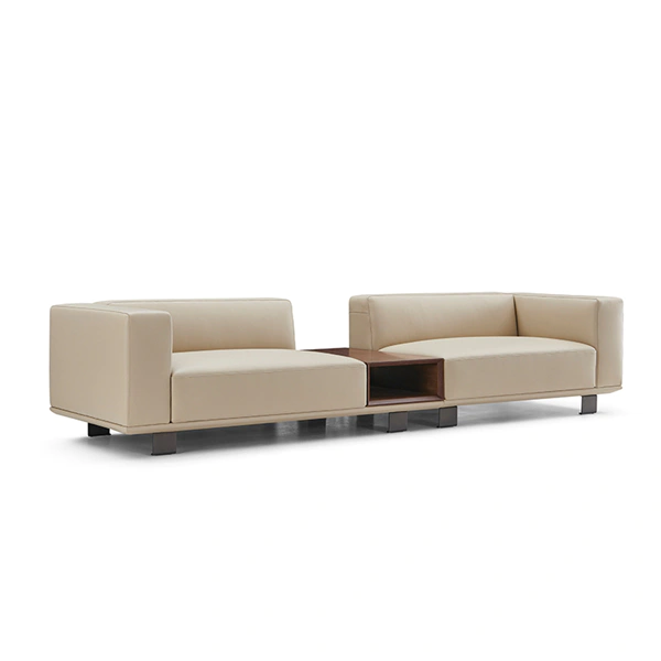 product-Furicco-Modern Relaxation I Shaped Design Office High Quality Faux Leather Best White Big Le